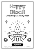Diwali Colouring & Activity Book - Ages 4-9 | Printable PDF