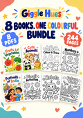 8-Book Colouring & Activity Combo | Printable PDFs